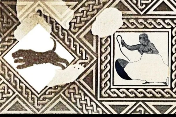 Roma arenasında leoparla savaşan kadın: 3. yüzyıllık mozaik dikkat çekiyor