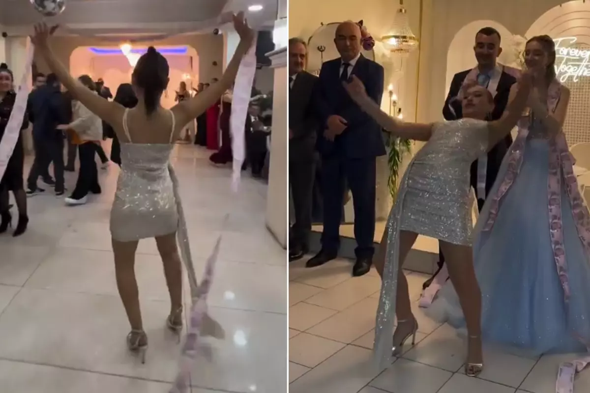 Düğünde Alışılmışın Dışında Takı Töreni: Oryantal Performans Gecenin Gündemi Oldu