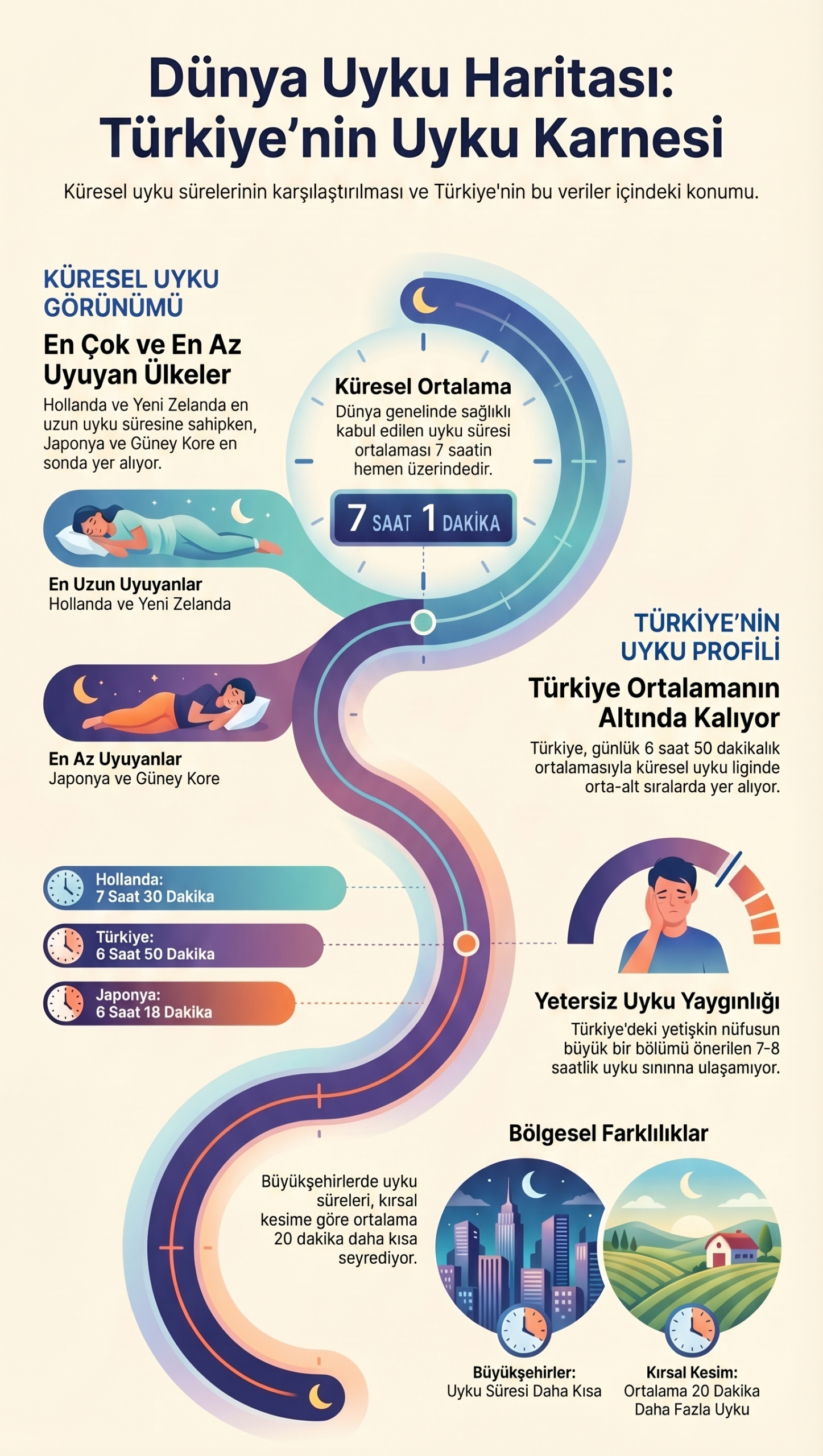 Küresel Uyku Krizi: Dünya Daha Az Uyuyor, Türkiye Alt Sıralarda