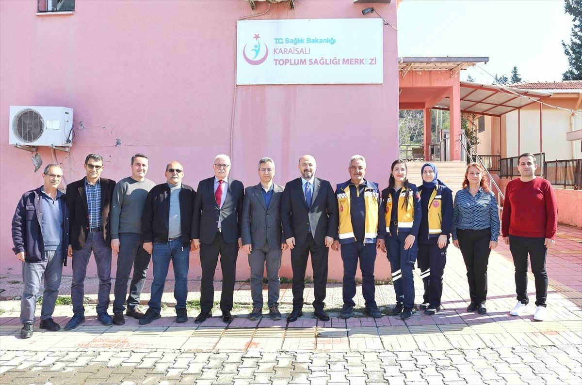 Sağlık Müdürü, Karaisalı’da incelemelerde bulundu.