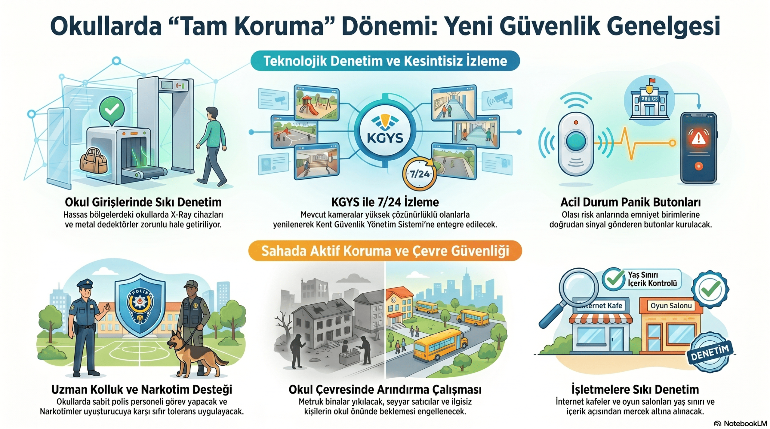 Okullarda “Tam Koruma” Dönemi: 81 İle Yeni Güvenlik Genelgesi