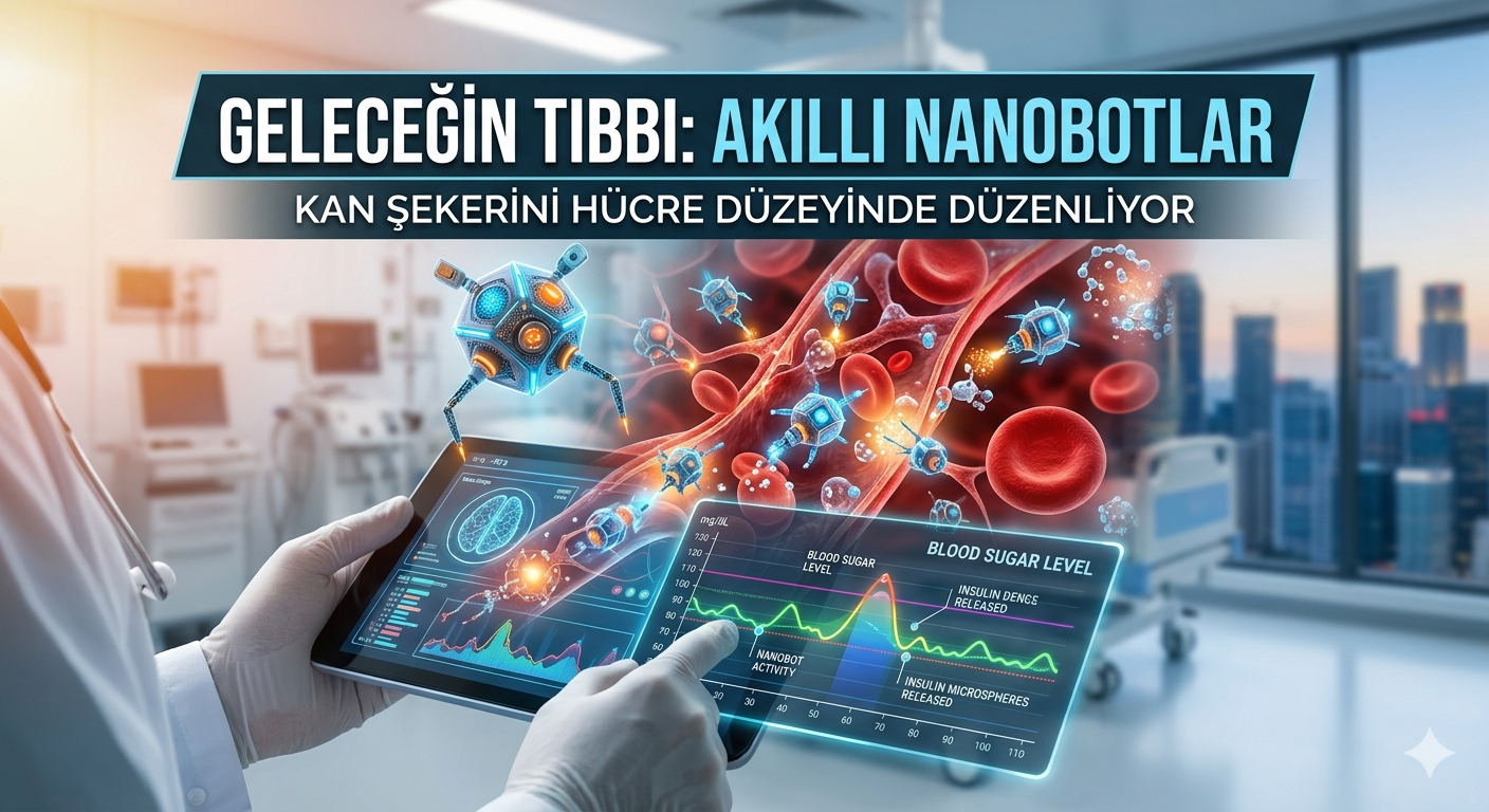 Geleceğin Tıbbı: Akıllı Nanobotlar Kan Şekerini Hücre Düzeyinde Düzenliyor