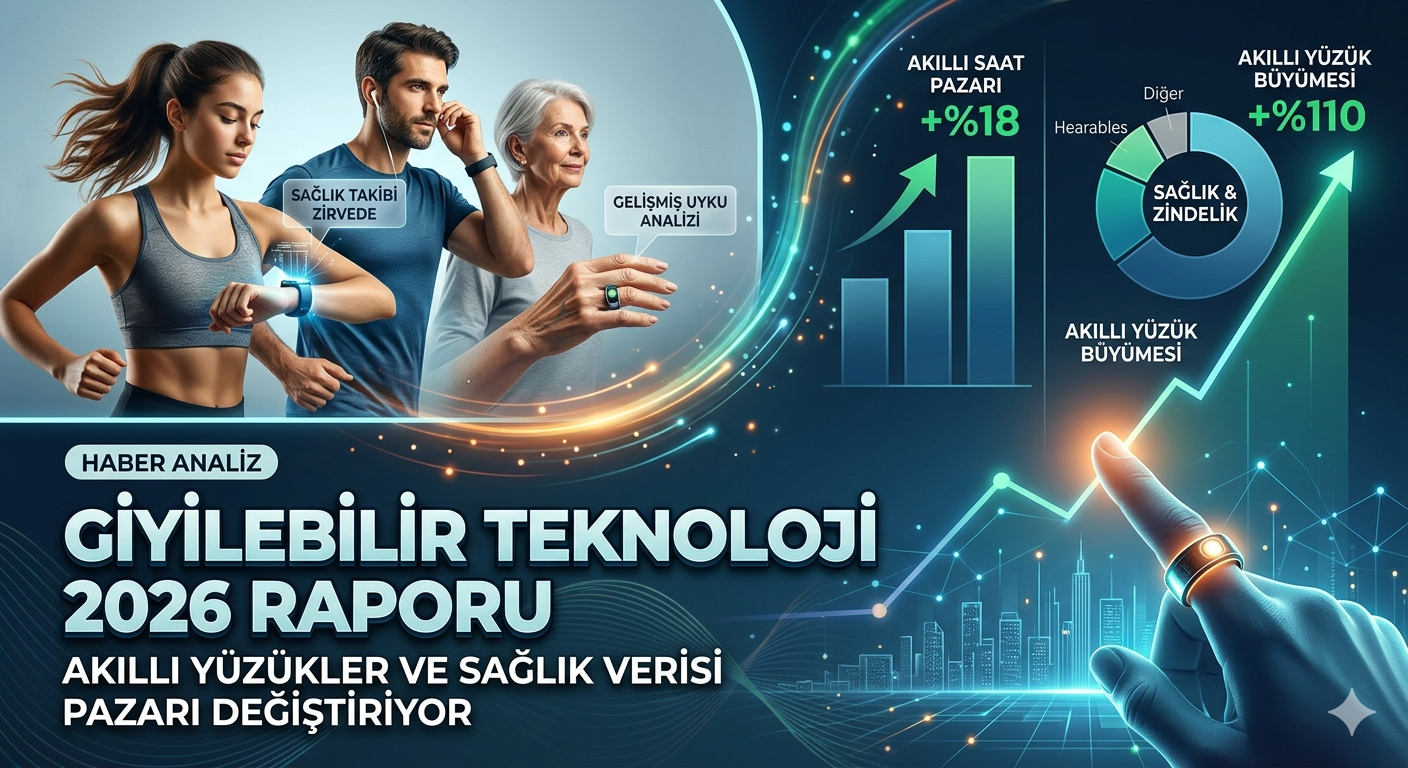 Giyilebilir Teknoloji Pazarı 2026: Sağlık Takibi Zirve Yaptı