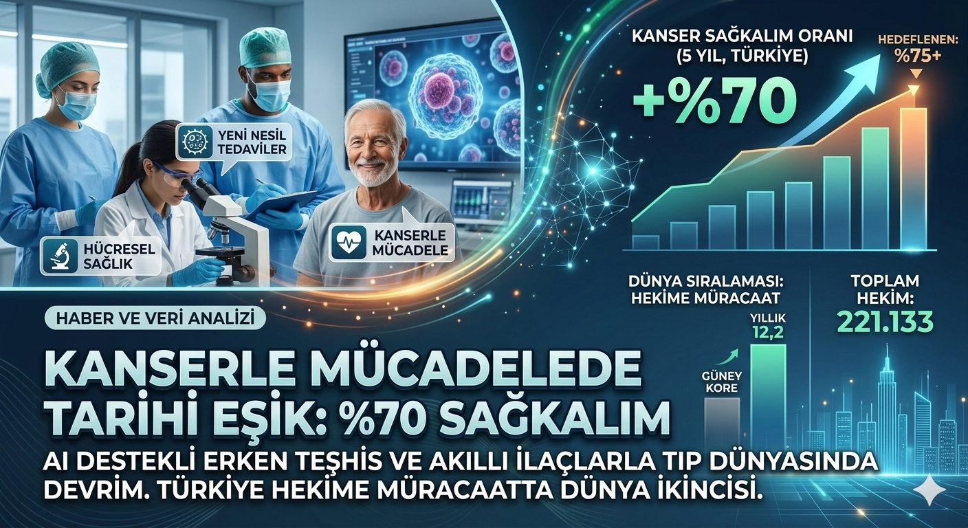 Kanserle Mücadelede Tarihi Eşik: Hayatta Kalma Oranı %70’e Ulaştı