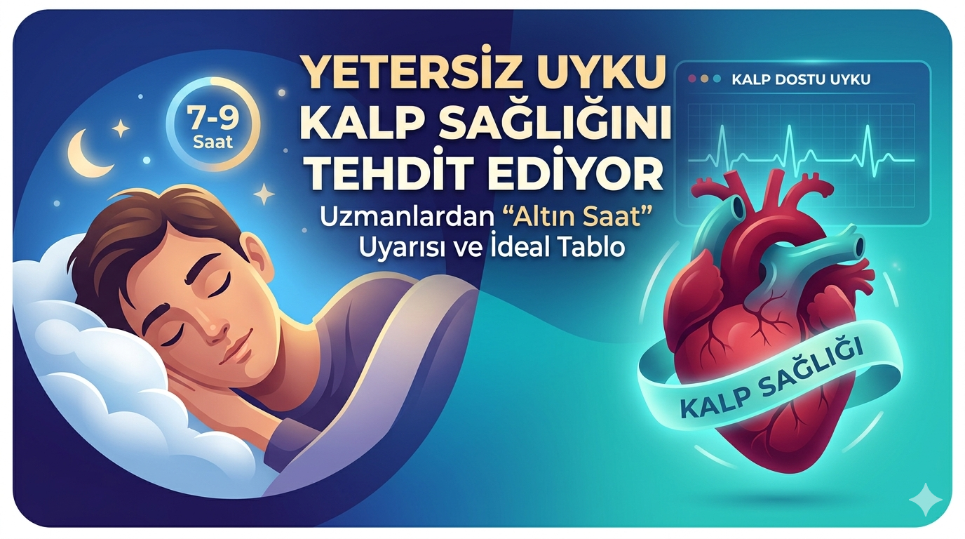 Yetersiz Uyku, Kalp Sağlığını Tehdit Ediyor: Uzmanlardan “Altın Saat” Uyarısı